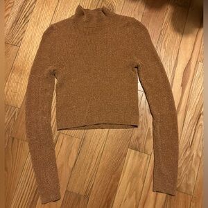 Forever 21 orange cropped turtleneck